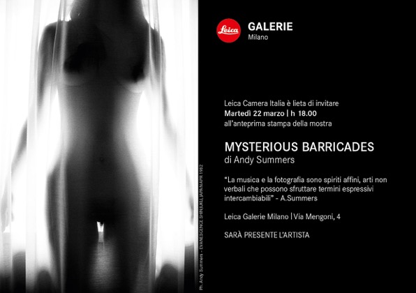 Leica Galerie Milano invito Summers