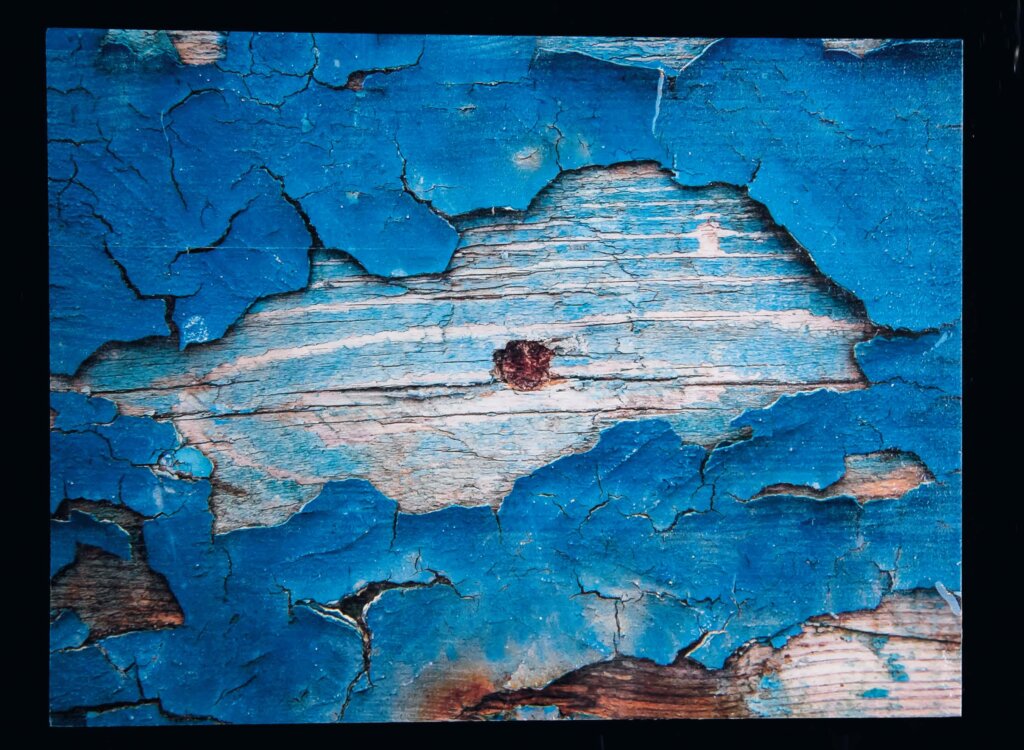 Isola #4, Fino alla fine del mare, stampa su legno, 40 x 30, 2015