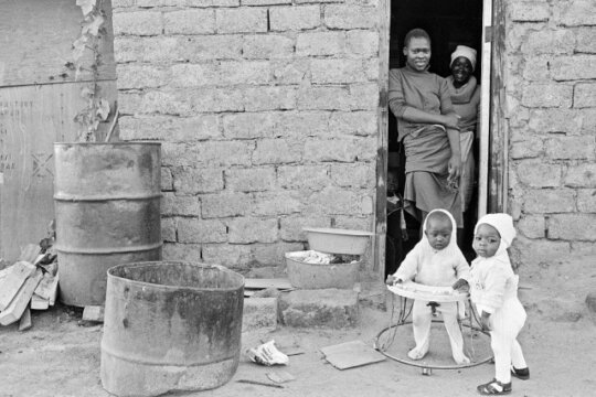 Johannesburg, Sud Africa, 1985 © courtesy UN Photo/Marc Vanappelghem