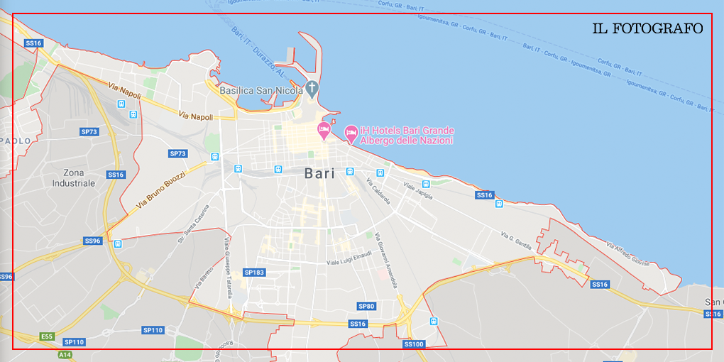 mappa Bari