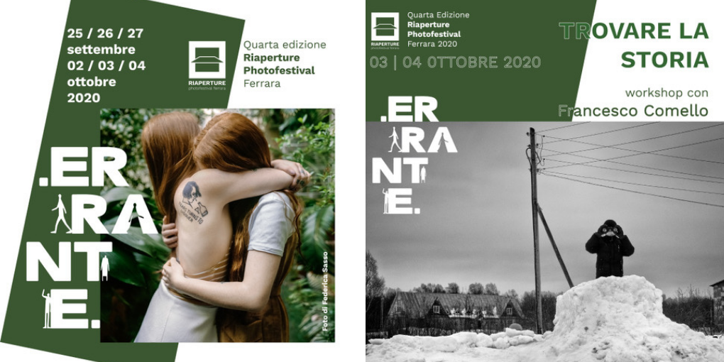 Errante - PhotoFestival Ferrara 2020. Locandina