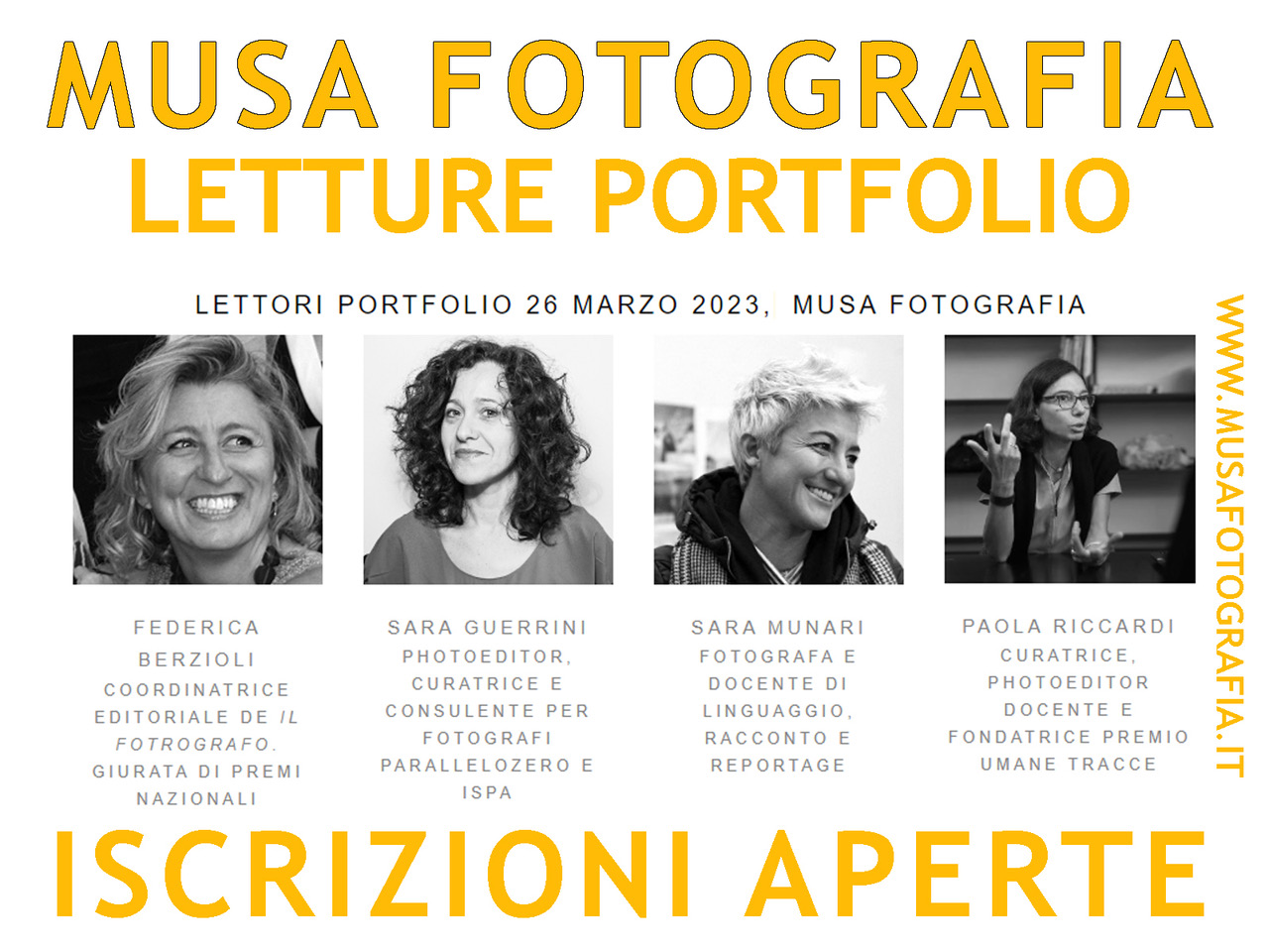 letture portfolio Musa Fotografia Monza