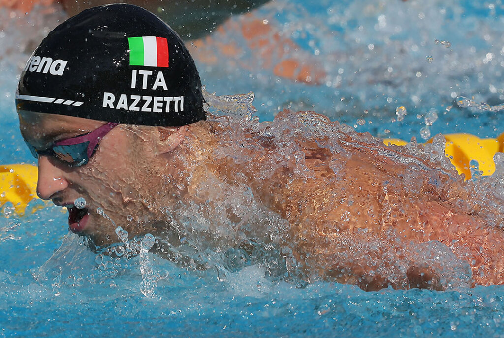 Razzetti, Europei di nuoto, Roma 2022, foto di Massimo Lovati