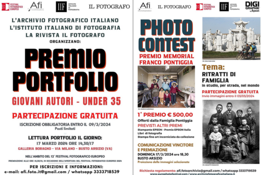 Premio Portfolio Festival Fotografico Europeo
