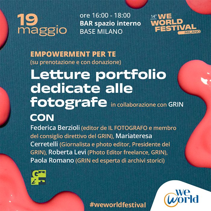letture portfolio GRIN a WeWorld Festival