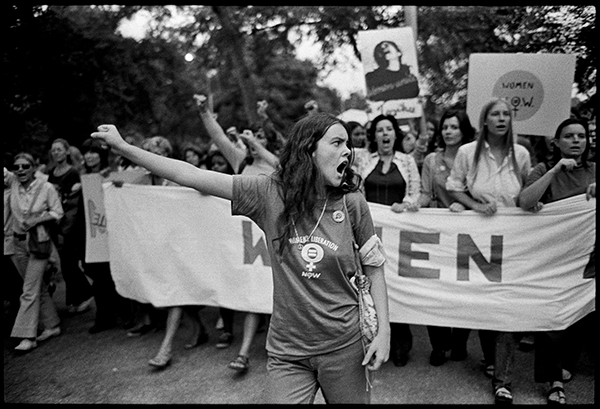 © Mary Ellen Mark. Feminist demonstration, New York City, 1970. Courtesy of The Mary Ellen Mark