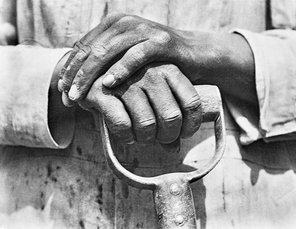 © Tina Modotti, Mani sul badile, Messico, 1927 circa. Archivi Cinemazero - Pordenone